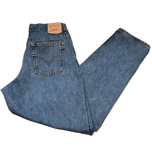 Levi's 550 Y2K 100% Cotton Relaxed Fit Tapered Leg Jeans Size 18
